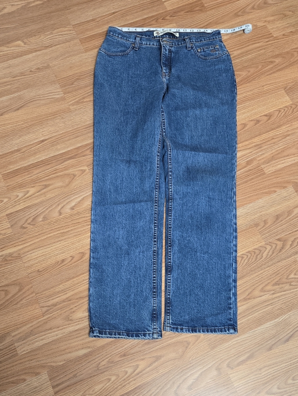 Harley-Davidson Women's Straight-Leg Jeans in Blue Denim